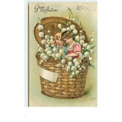 n°13641 - Carte Gaufrée -...