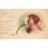 n°29614 - Pâques - Clapsaddle - Fröhliche Ostern - Ange sentant une fleur