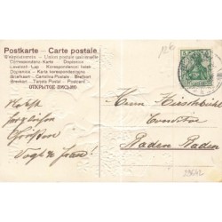 n°29642 - Carte Gaufrée - Nouvel An - SER 532 - Ange portant un panier rempli de trèfles