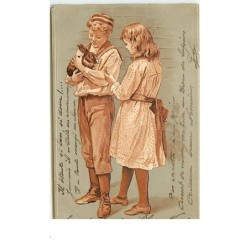 n°13645 - Carte Gaufrée -...