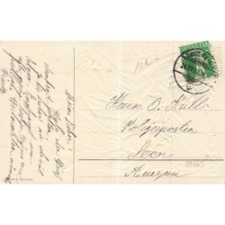 n°29645 - Carte Gaufrée - Deux Anges jouant de la musique avec des lyres