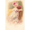 n°29655 - Illustrateur M.S.M. - Meissner - Jeune femme assise sur un divan