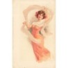 n°29658 - Illustrateur M.S.M. - Meissner - Jeune femme dansant avec un foulard