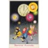 n°29667 - Nouvel An - Bonne Année - Enfants portant des lampions