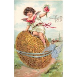 n°29671 - Carte Gaufrée -...