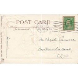 n°29680 - Carte Gaufrée - Frances Brundage - Happy New Year - Vieil homme parlant à un ange tenant une faux