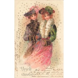 n°29685 - Carte Gaufrée -...