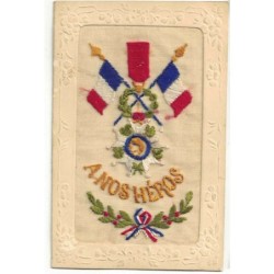 n°29703 - Carte Brodée - A...
