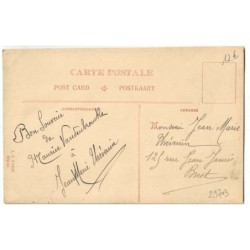 n°29703 - Carte Brodée - A nos Héros - Drapeaux, et médaille