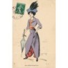 n°29708 - Illustrateur - La Jupe-Culotte - Jeune femme tenant une ombrelle - Mode
