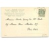 n°13652 - Carte Fantaisie - Bonne Année - 1er Janvier - Homme accroché au 1