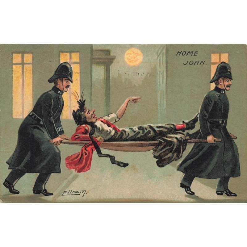 n°29722 - Illustrateur Ellam - Home John - Policier anglais