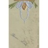 n°29724  - Carte Gaufrée - Art Nouveau - Portrait d'une jeune femme sous des feuilles