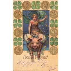 n°29727 - Carte Gaufrée -...