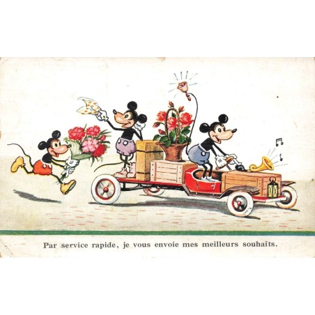 n°29733 - Disney - John Wills - Par service rapide, je vous envoie mes meilleurs souhaits