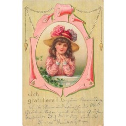n°29734 - Carte Gaufrée -...