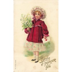 n°29735 - Carte Gaufrée -...