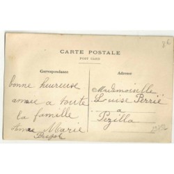 n°29752 - Carte Brodée avec Pochette - Marguerites