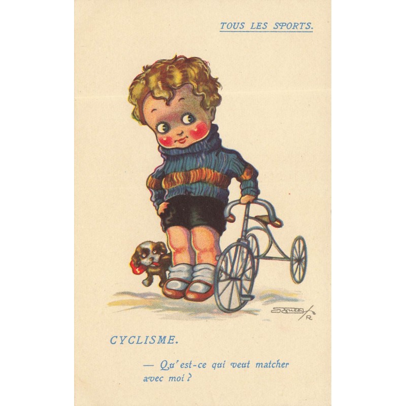 n°29767 - Illustrateur Sgrilli - Tous les Sports - Cyclisme