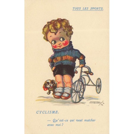 n°29767 - Illustrateur Sgrilli - Tous les Sports - Cyclisme