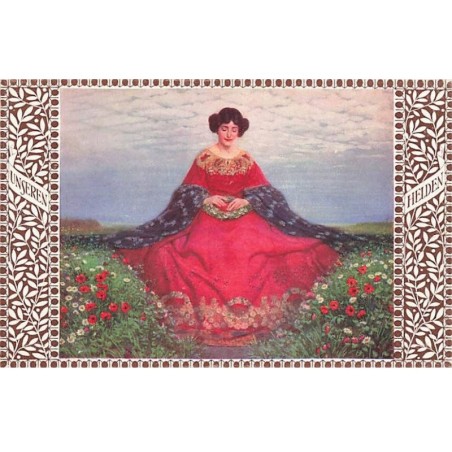 Fantaisie - MM Vienne n°1067 - Femme en rouge - Unseren - Helden