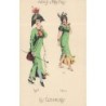 n°29810 - Illustrateur Jim - Les échancrées - Aïeule et Petite Fille - 1800-1911