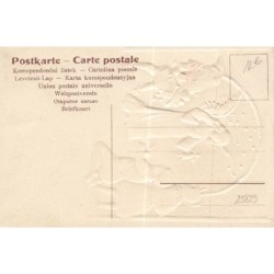 n°29829 - Carte Gaufrée - Noël - A Merry Christmas - Ange distribuant des jouets à des enfants