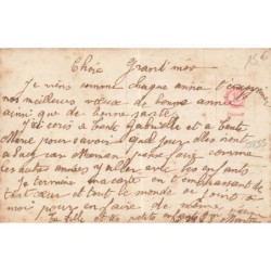 n°29855 - Fantaisie - Femme devant une toile d'araignée, tenant des insectes avec des têtes d'hommes - Surréalisme
