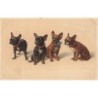 n°29873 - Chien - 4 bouledogues français - MM Vienne n°1123
