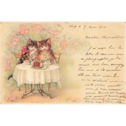 n°29878 - Chats humanisés...