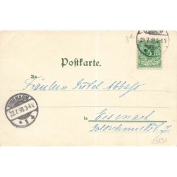 n°29891 - Fantaisie - Stroefer - Une fillette sur un poney tenu par un garçon