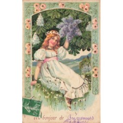 n°29895 - Carte Gaufrée...