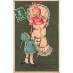 n°29897 - Carte Gaufrée -...