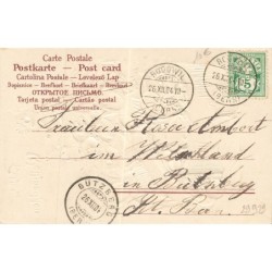 n°29929 - Carte Gaufrée - Fröhliche Weihnachten - Anges ouvrant une boite remplie de gateaux