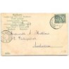 n°10378 - Carte Fantaisie - Glückliches 1903 - Fillette et cochon