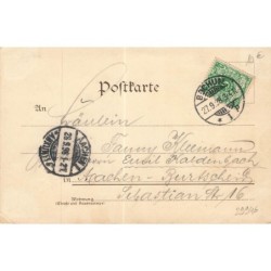 n°29946 - Fantaisie - FR.W. Juxberg Serie 209 n°5035 - Fillette au milieu de fleurs