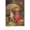 n°29962- Illustrateur Kath Barth - Der Philosoph - Lutin et champignon humanisé dormant