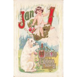 n°29967 - Carte Gaufrée - I...