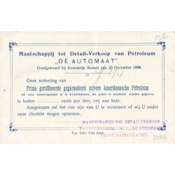 n°29997 - Fantaisie - Art Nouveau - Jeune femme au milieu de fleurs - Maatschappij tot Detail-Verkoop van Petroleum