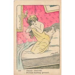 n°29963 - Carte Gaufrée - Valentine Greeting - Anges dans un nichoir, jouant de la musique