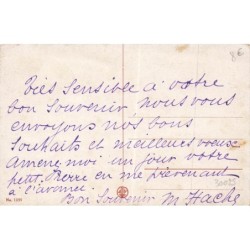 n°29975 - Carte Gaufrée - Joyeuses Pâques - Enfants et mouton
