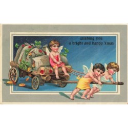 n°29988 - Carte Gaufrée - Birthday Greetings - Fillette regardant un hanneton