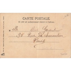 n°30000 - Carte Gaufrée - Fantaisie - Boldog Ujévet - Enfants jouant à la balancelle, pièces d'or, cochon et fleurs