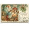 n°10392 - Carte Fantaisie - Fröhliche Weihnachten - Nativité