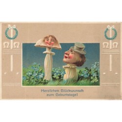 n°30040 - Carte Gaufrée -...