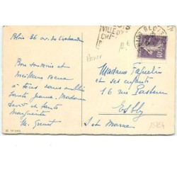 n°13754 - P. Ebner - Bonne année - Garçon et fillette sur une luge