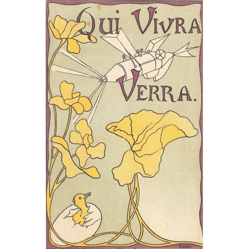 n°30061 - Illustrateur Art Nouveau - Qui vivra verra -Surréalisme