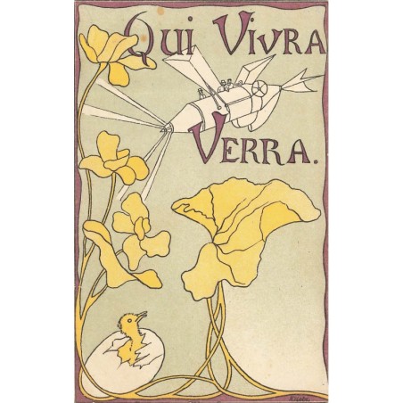n°30061 - Illustrateur Art Nouveau - Qui vivra verra -Surréalisme