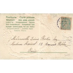 n°30075 - Carte Gaufrée - Clapsaddle - Bonne Année - Cupidon