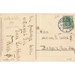 n°30079 - Nouvel An - Prosit Neujahr 1910 - Comète de Halley - Lune humanisée - Surréalisme